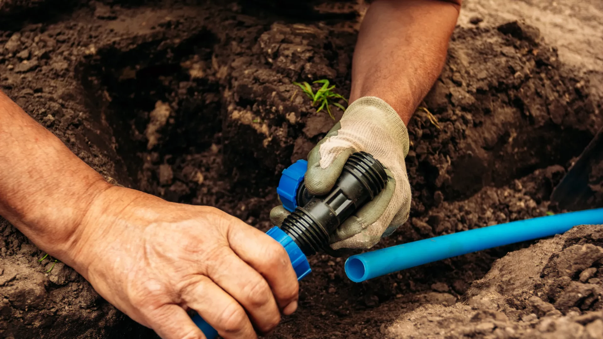 Drain CCTV survey fixing