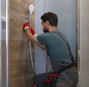 shower drain smells but not clogged